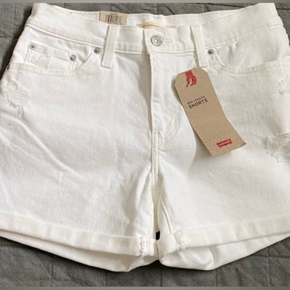 Levi's Women's Mid Length Shorts